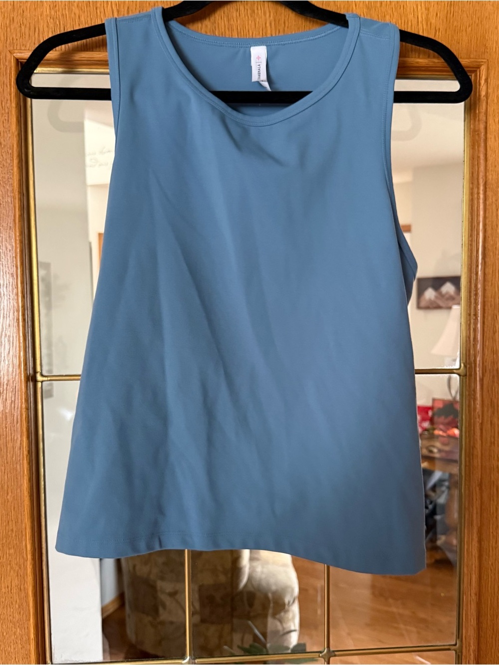 Women's Sleeveless Athletic Tank Top - Blue